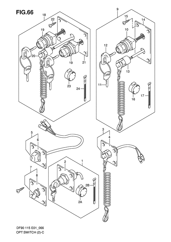 Suzuki DF 115 Opt: Switch 2005 & Newer