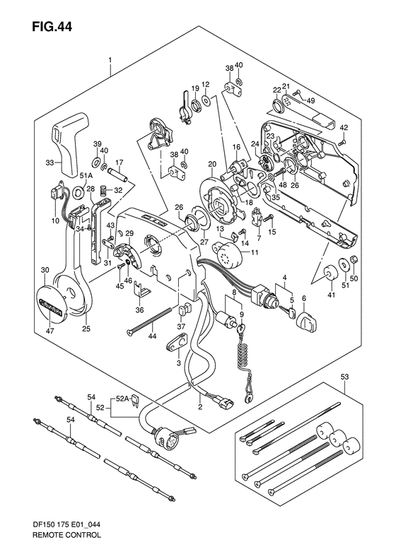 Suzuki DF 175 Opt: Remote Control