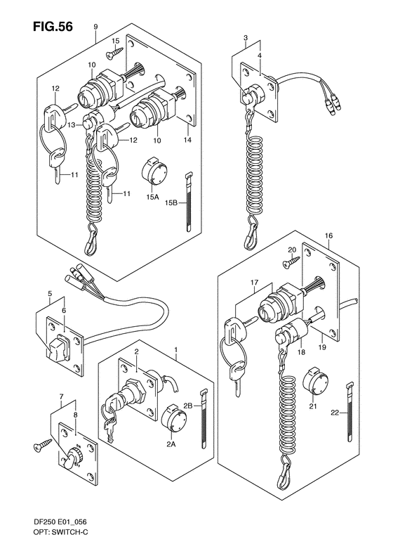 Suzuki DF 200 Opt: Switch