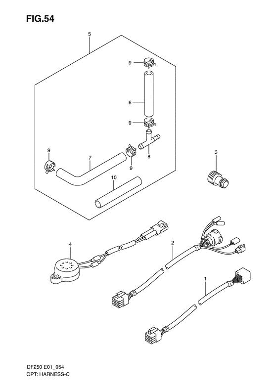 Suzuki DF 200 Harness