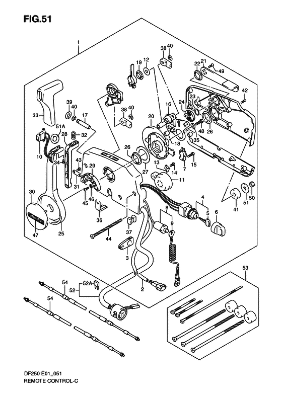 Suzuki DF 250 Opt: Remote Control