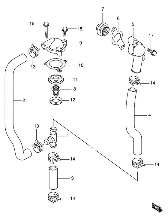 Suzuki DF 70 Thermostat