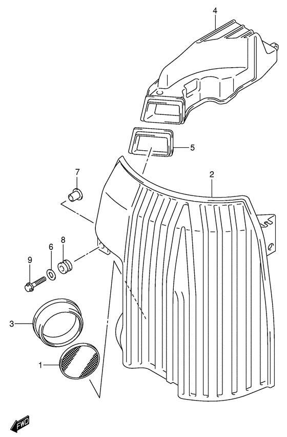 Suzuki DF 90 Silencer