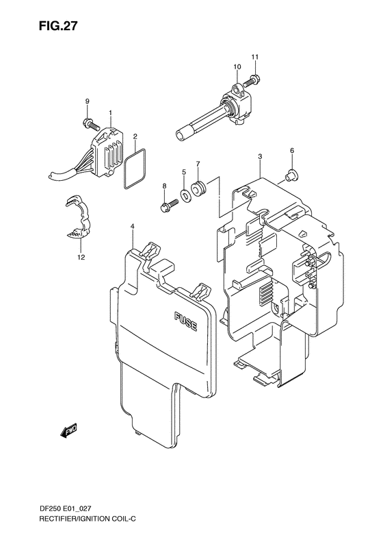 Suzuki DF 200 Rectifier/Ignition Coil