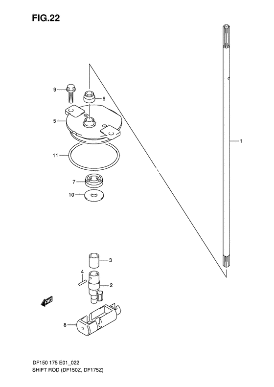 Suzuki DF 175 Transmission (C/R)