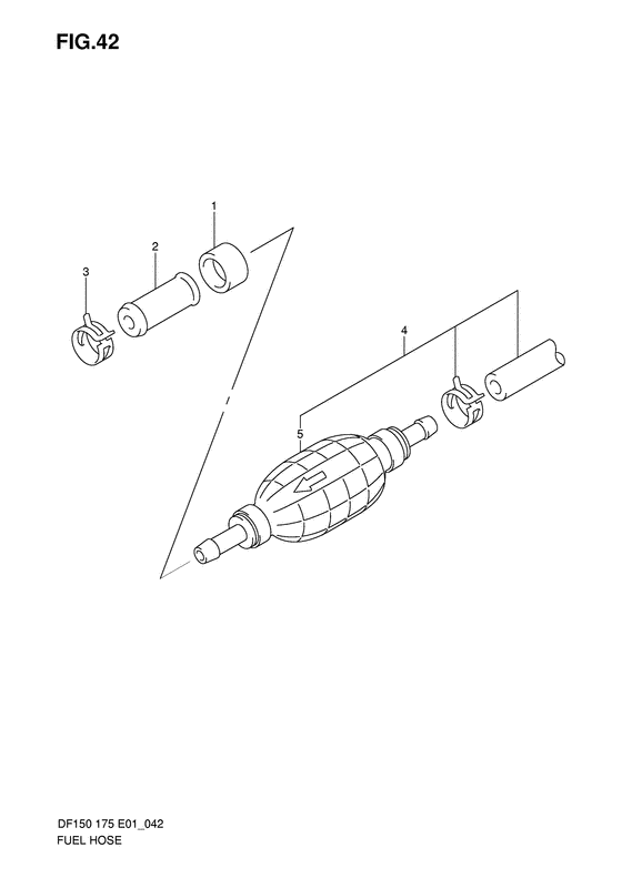 Suzuki DF 175 Fuel Hose
