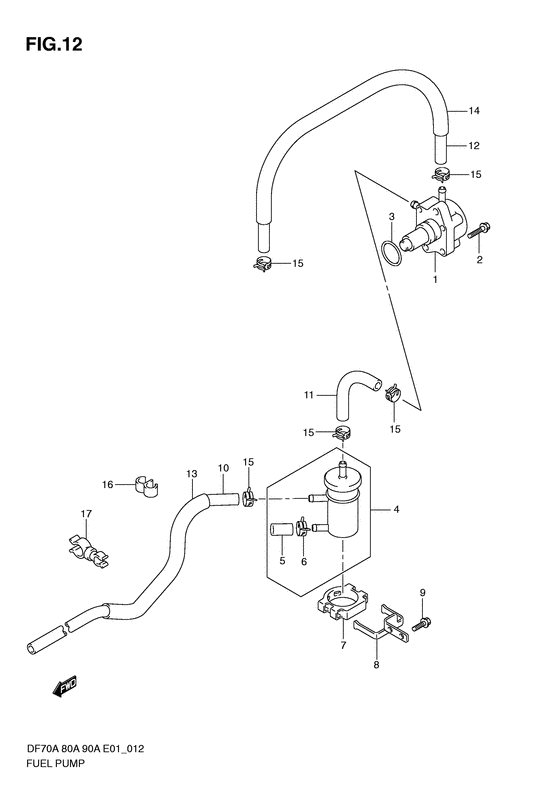Suzuki DF 90 Fuel Pump