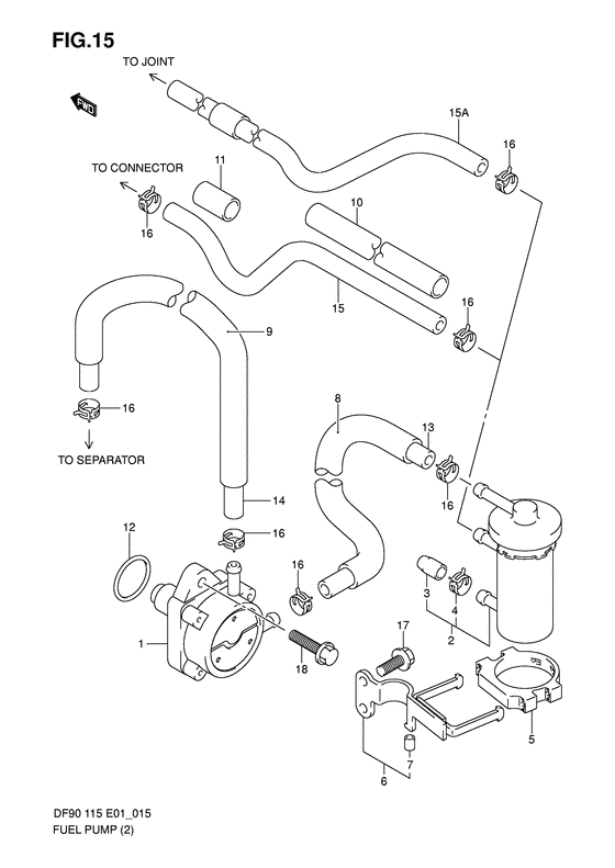 Suzuki DF 115 Fuel Pump