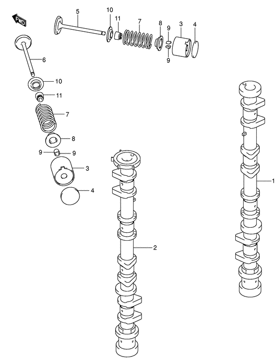 Suzuki DF 90 Camshaft