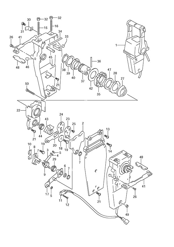 Suzuki DF 150 Opt: Top Mount Dual (2)